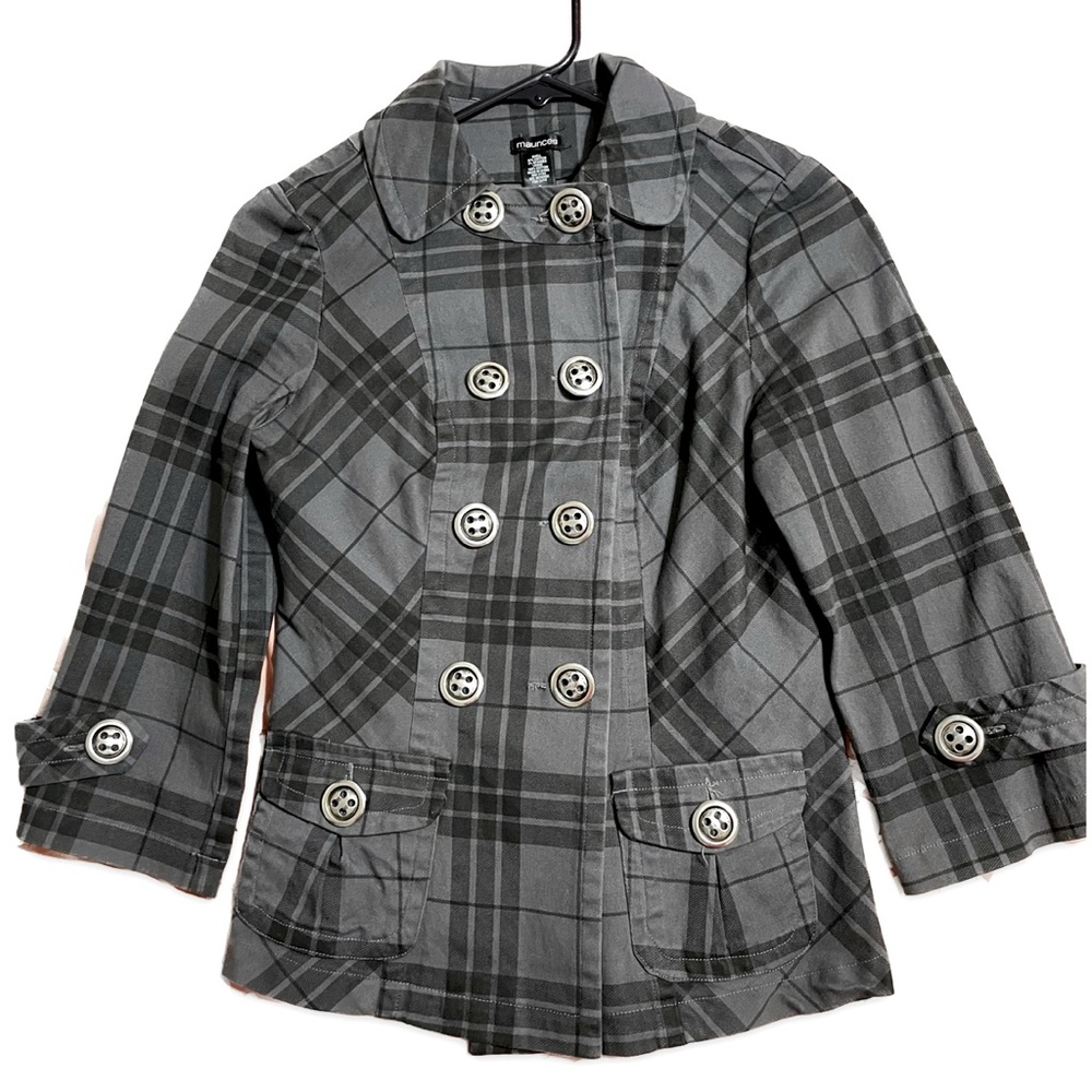 Maurices • Gray Plaid Jacket